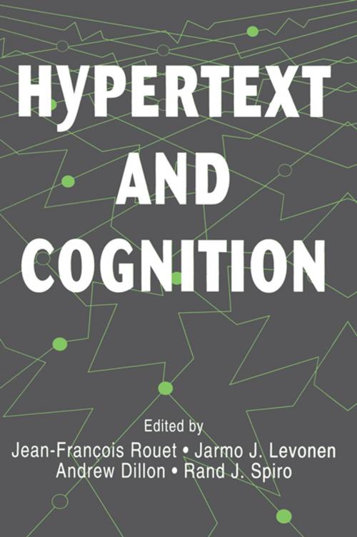 Cover of the book Hypertext and Cognition by , Taylor and Francis