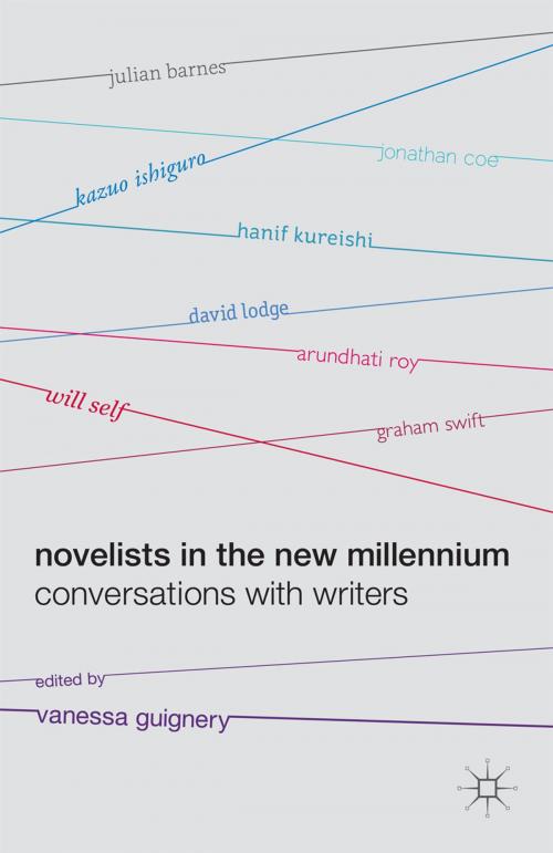 Cover of the book Novelists in the New Millennium by Vanessa Guignery, Macmillan Education UK