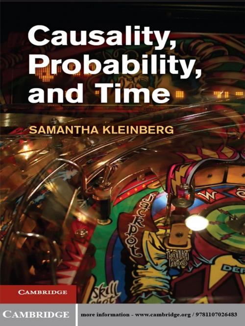 Cover of the book Causality, Probability, and Time by Dr Samantha Kleinberg, Cambridge University Press