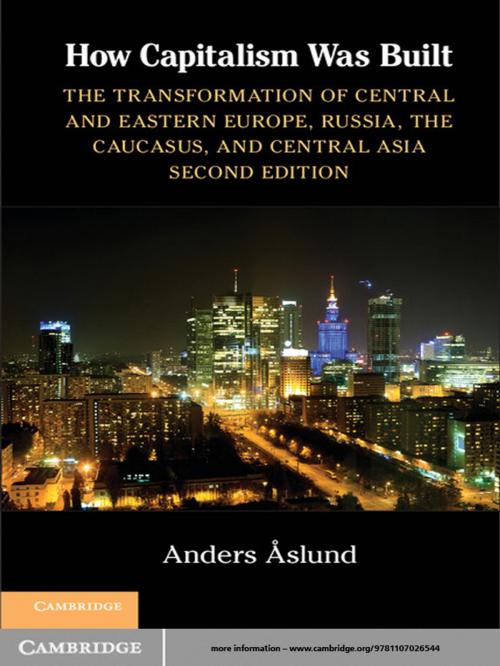 Cover of the book How Capitalism Was Built by Anders Aslund, Cambridge University Press