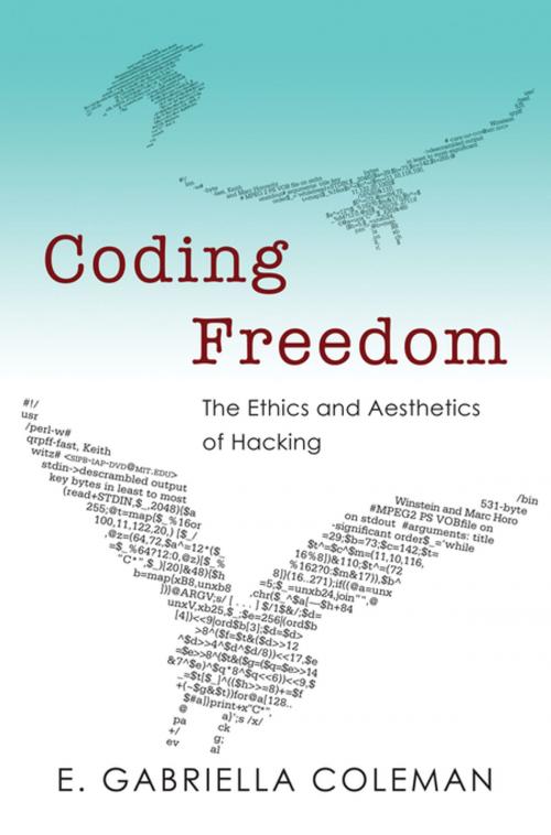 Cover of the book Coding Freedom by E. Gabriella Coleman, Princeton University Press