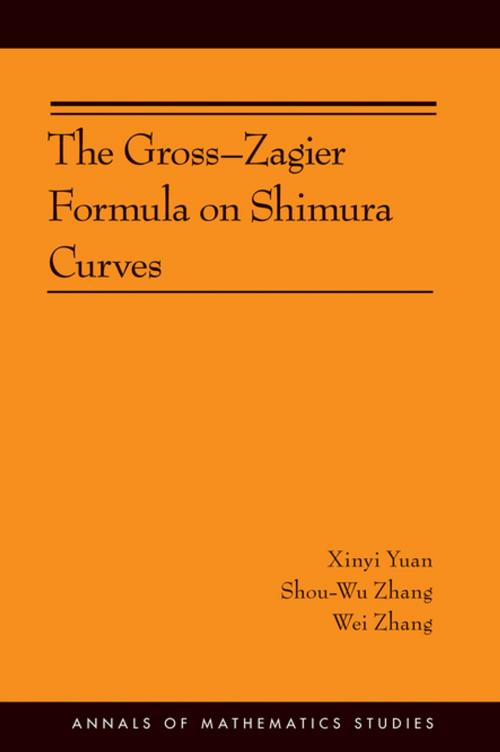 Cover of the book The Gross-Zagier Formula on Shimura Curves by Xinyi Yuan, Shou-wu Zhang, Wei Zhang, Princeton University Press