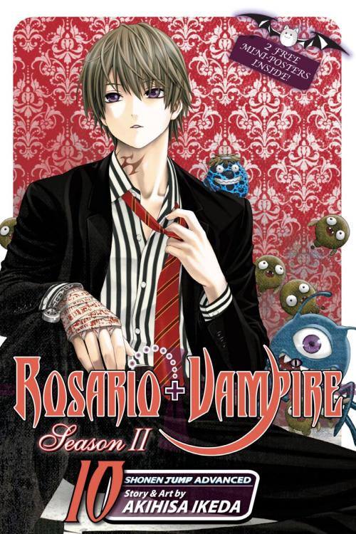 Cover of the book Rosario+Vampire: Season II, Vol. 10 by Akihisa Ikeda, VIZ Media