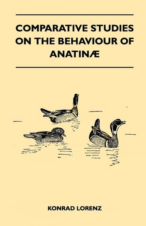 Cover of the book Comparative Studies on the Behaviour of Anatinae by Konrad Lorenz, Read Books Ltd.