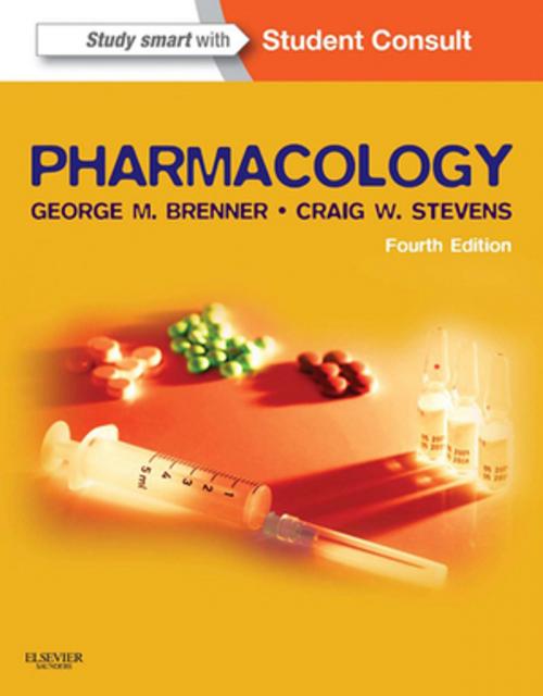 Cover of the book Pharmacology E-Book by George M. Brenner, PhD, Craig W. Stevens, Elsevier Health Sciences