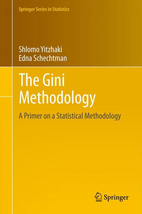Cover of the book The Gini Methodology by Edna Schechtman, Shlomo Yitzhaki, Springer New York