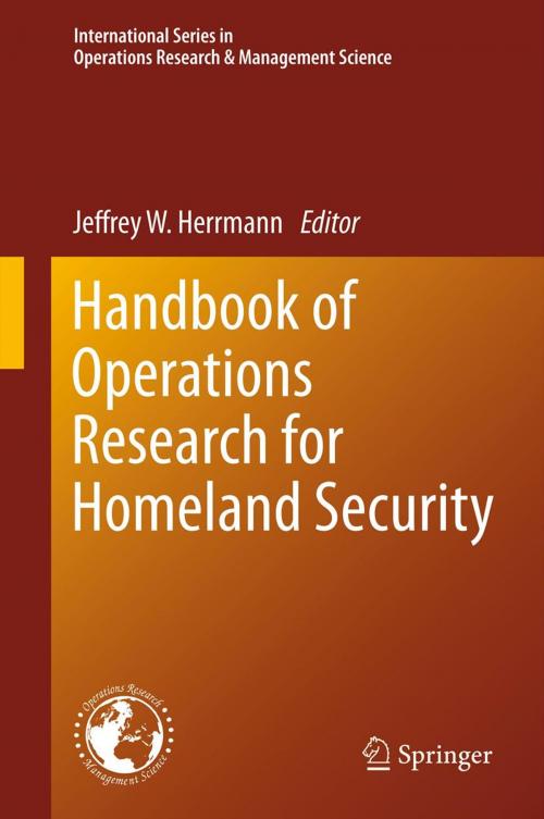 Cover of the book Handbook of Operations Research for Homeland Security by , Springer New York