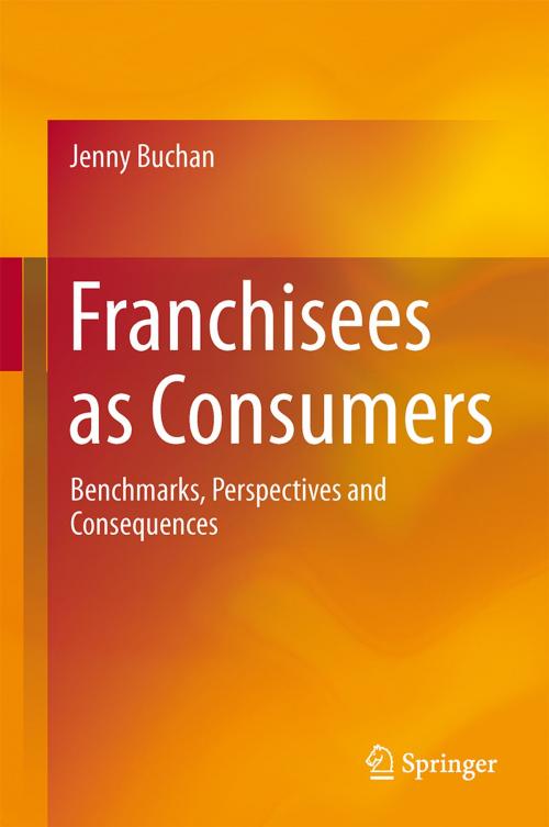 Cover of the book Franchisees as Consumers by Jenny Buchan, Springer New York