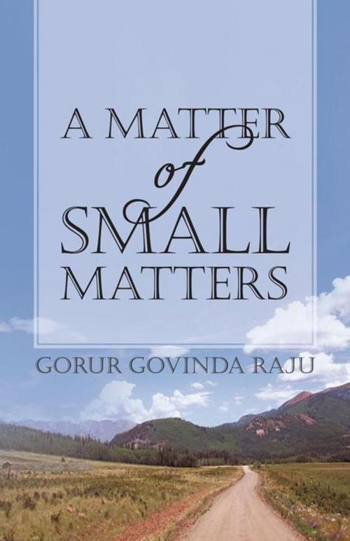 Cover of the book A Matter of Small Matters by Gorur Govinda Raju, iUniverse