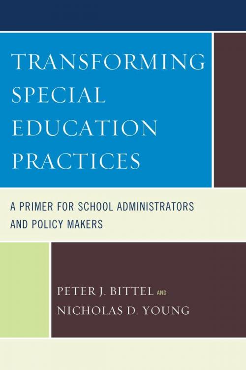 Cover of the book Transforming Special Education Practices by Peter Bittel, Nicholas D. Young, R&L Education