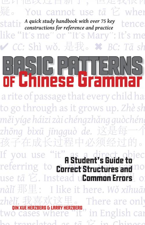 Cover of the book Basic Patterns of Chinese Grammar by Qin Xue Herzberg, Larry Herzberg, Stone Bridge Press