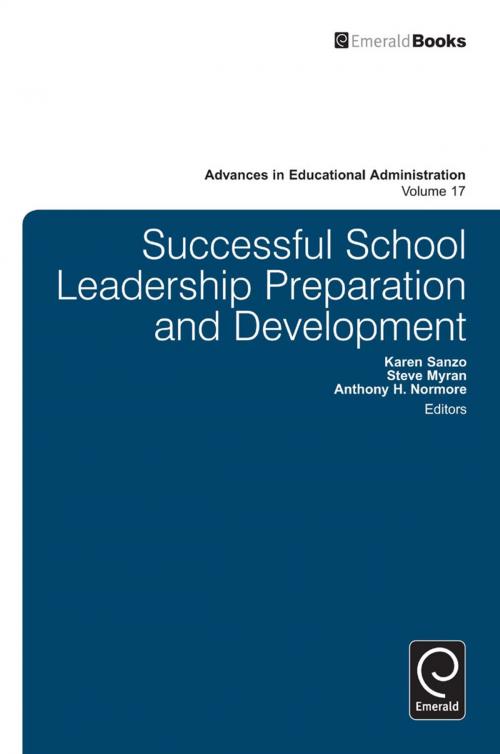 Cover of the book Successful School Leadership Preparation and Development by Anthony H. Normore, Emerald Group Publishing Limited
