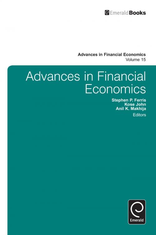 Cover of the book Advances in Financial Economics by Kose John, Anil K. Makhija, Emerald Group Publishing Limited
