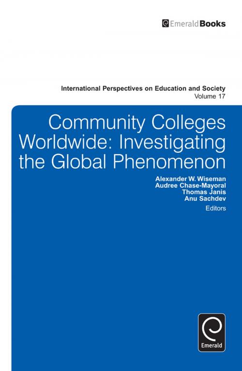 Cover of the book Community Colleges Worldwide by Alexander W. Wiseman, Emerald Group Publishing Limited