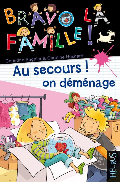 Cover of the book Au secours ! On déménage by Christine Sagnier, Fleurus