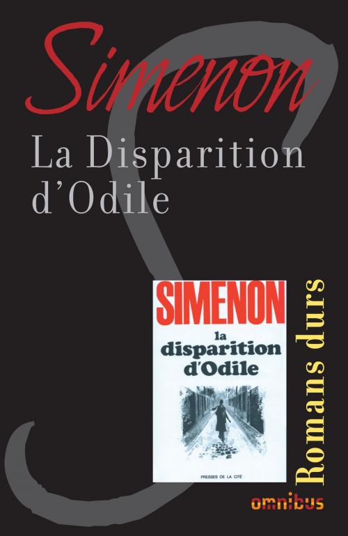 Cover of the book La disparition d'Odile by Georges SIMENON, Place des éditeurs