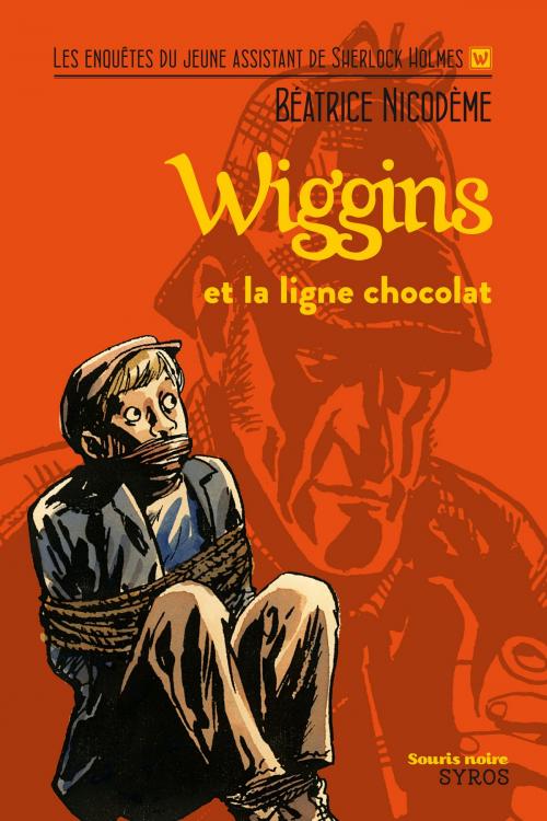 Cover of the book Wiggins et la ligne chocolat by Béatrice Nicodème, Nathan