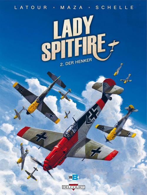 Cover of the book Lady Spitfire T02 by Sébastien Latour, Maza, Delcourt