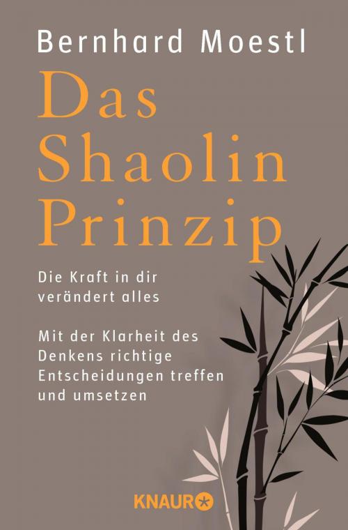 Cover of the book Das Shaolin-Prinzip by Bernhard Moestl, Knaur eBook