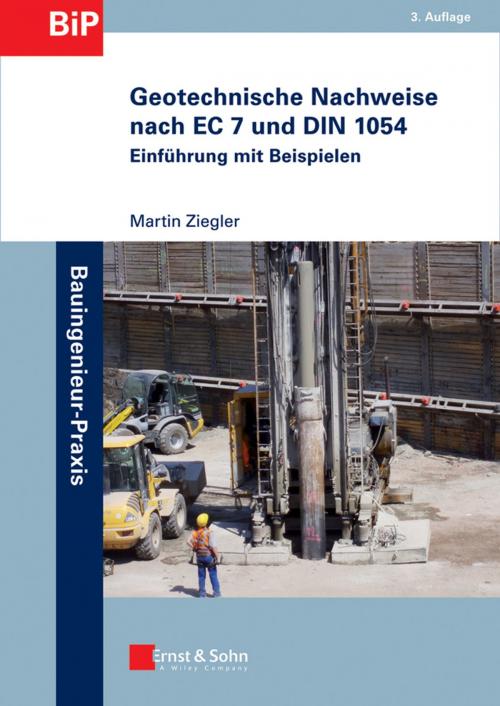 Cover of the book Geotechnische Nachweise nach EC 7 und DIN 1054 by Martin Ziegler, Wiley