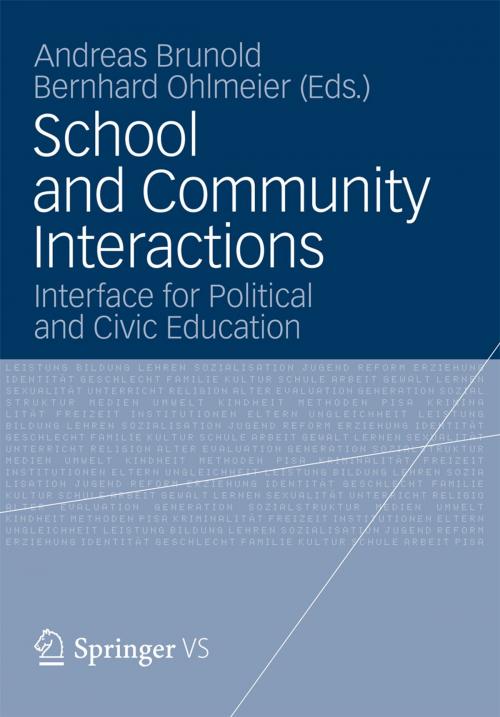 Cover of the book School and Community Interactions by , Springer Fachmedien Wiesbaden