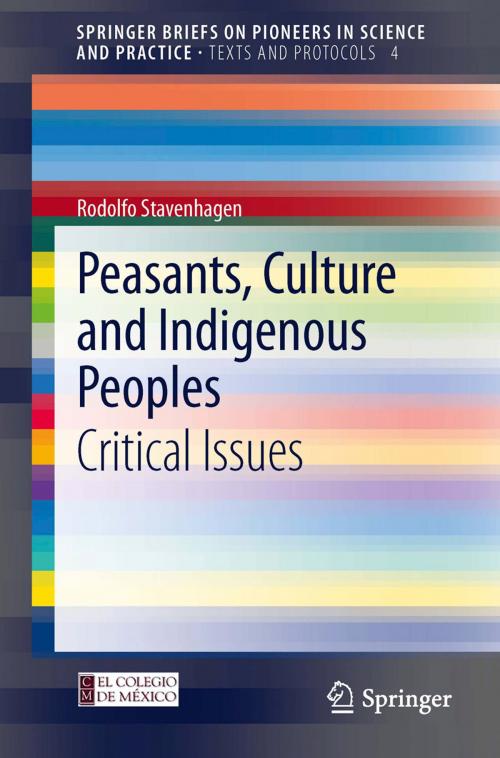 Cover of the book Peasants, Culture and Indigenous Peoples by Rodolfo Stavenhagen, Springer Berlin Heidelberg
