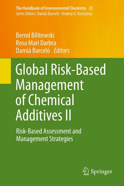 Cover of the book Global Risk-Based Management of Chemical Additives II by , Springer Berlin Heidelberg
