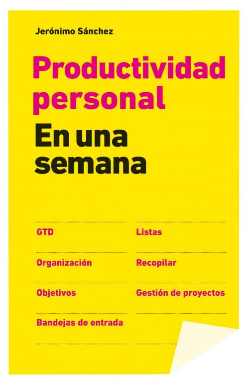 Cover of the book Productividad personal en una semana by Jerónimo Sánchez, Grupo Planeta