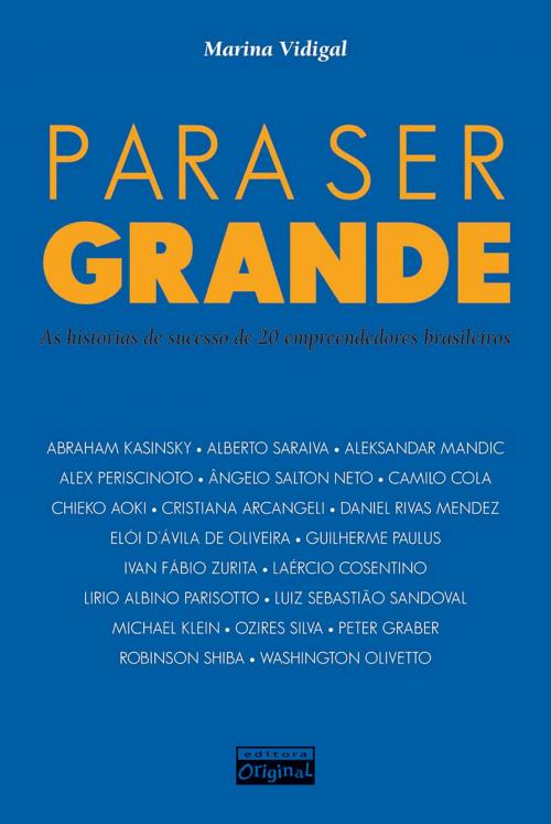 Cover of the book Para ser grande by Marina Vidigal, Panda Books