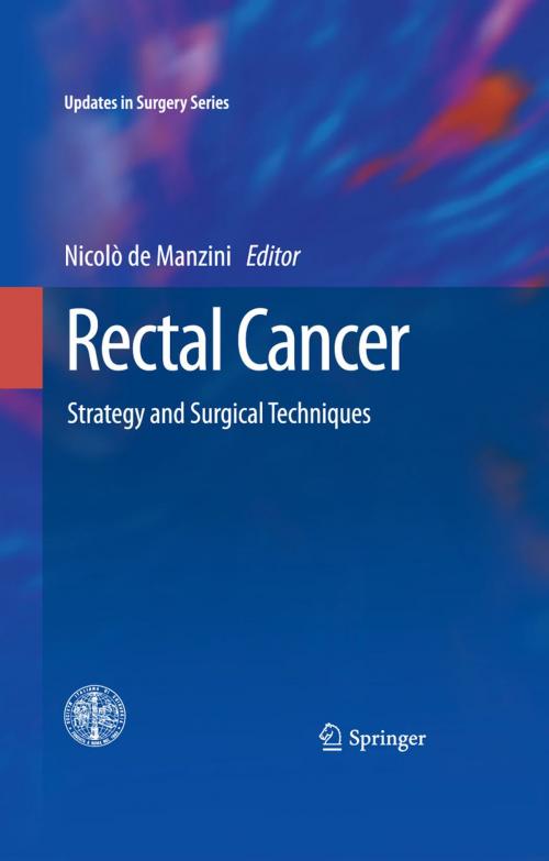 Cover of the book Rectal Cancer by Nicolò de Manzini, Springer Milan
