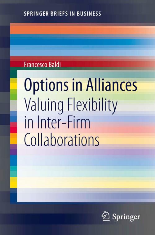 Cover of the book Options in Alliances by Francesco Baldi, Springer Milan