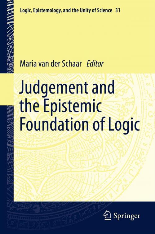 Cover of the book Judgement and the Epistemic Foundation of Logic by , Springer Netherlands
