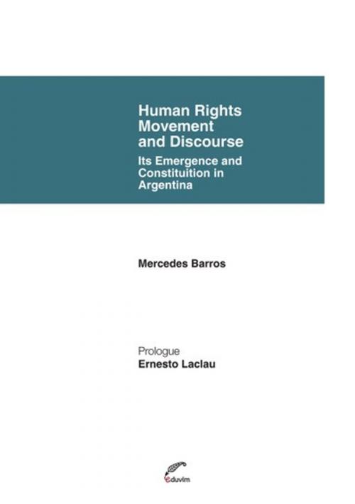 Cover of the book Human Rights Movement and Discourse by Mercedes Barros, Editorial Universitaria Villa María
