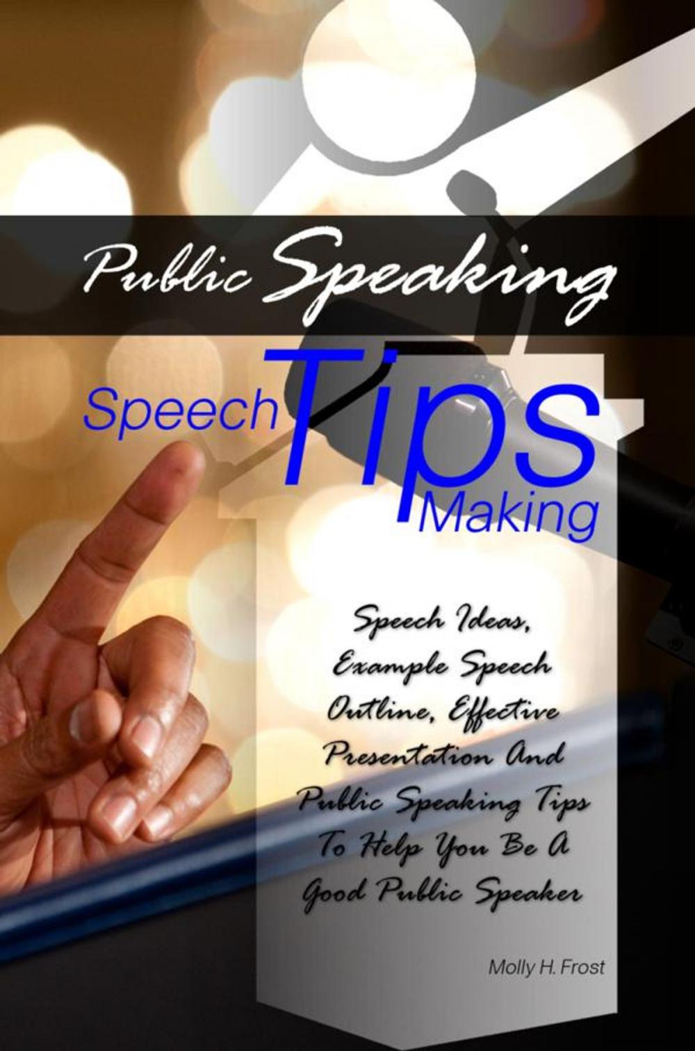 Big bigCover of Public Speaking Speech Making Tips
