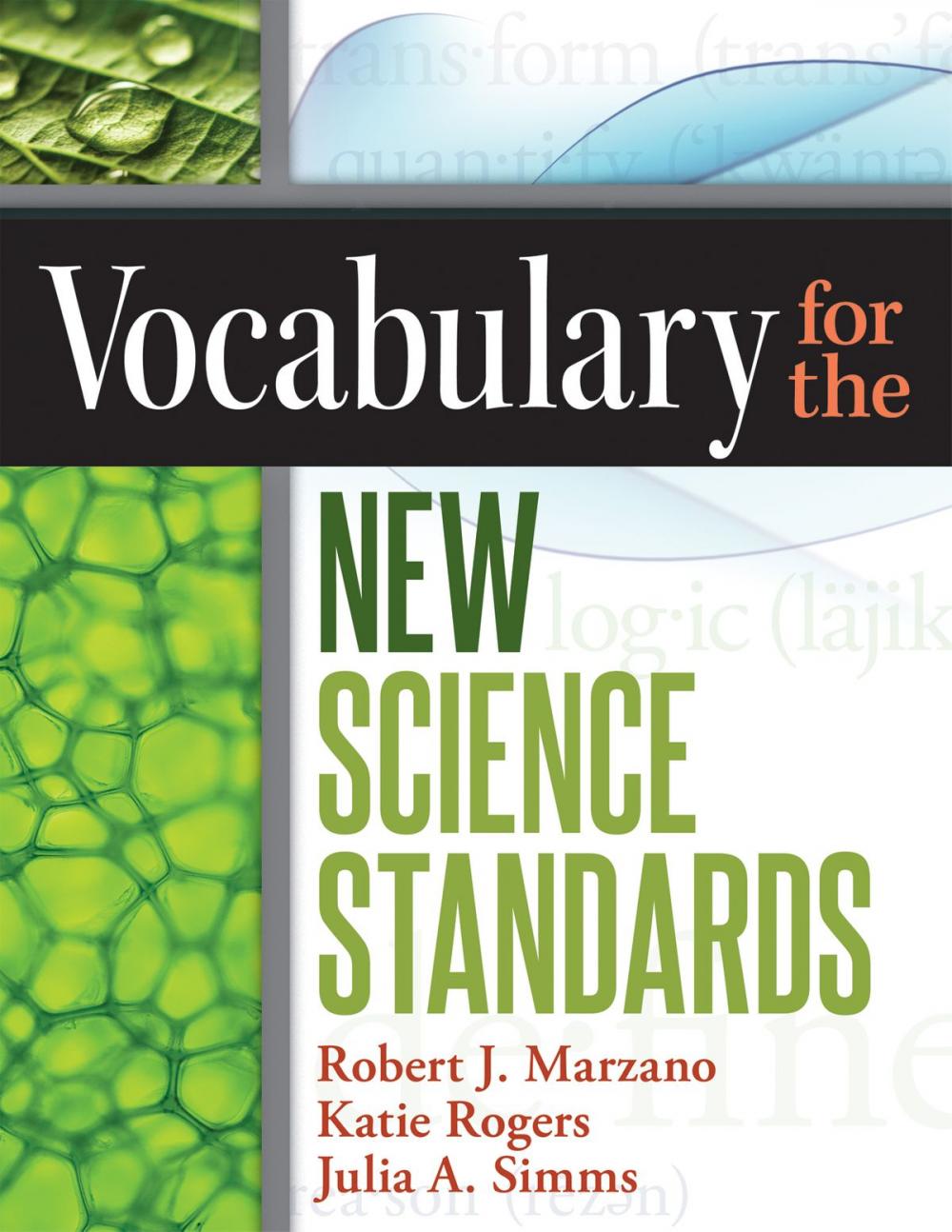 Big bigCover of Vocabulary for the New Science Standards