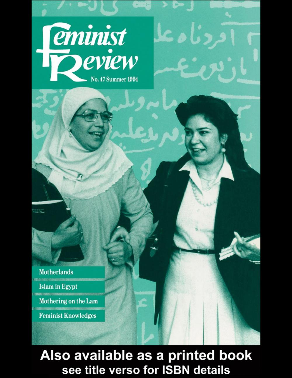 Big bigCover of Feminist Review