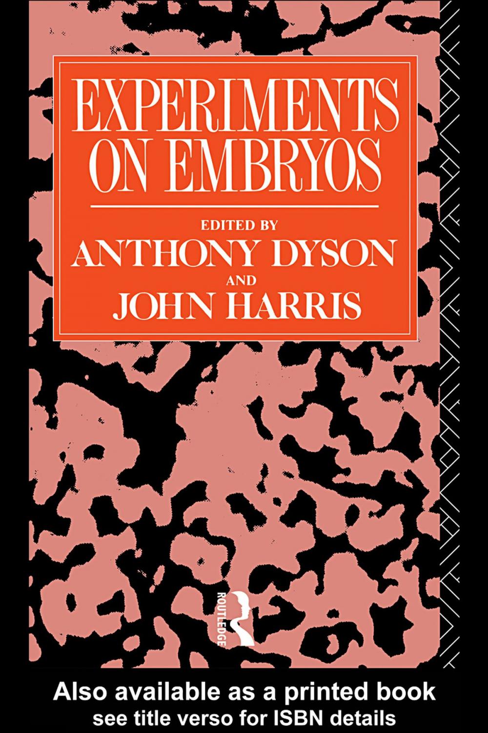 Big bigCover of Experiments on Embryos