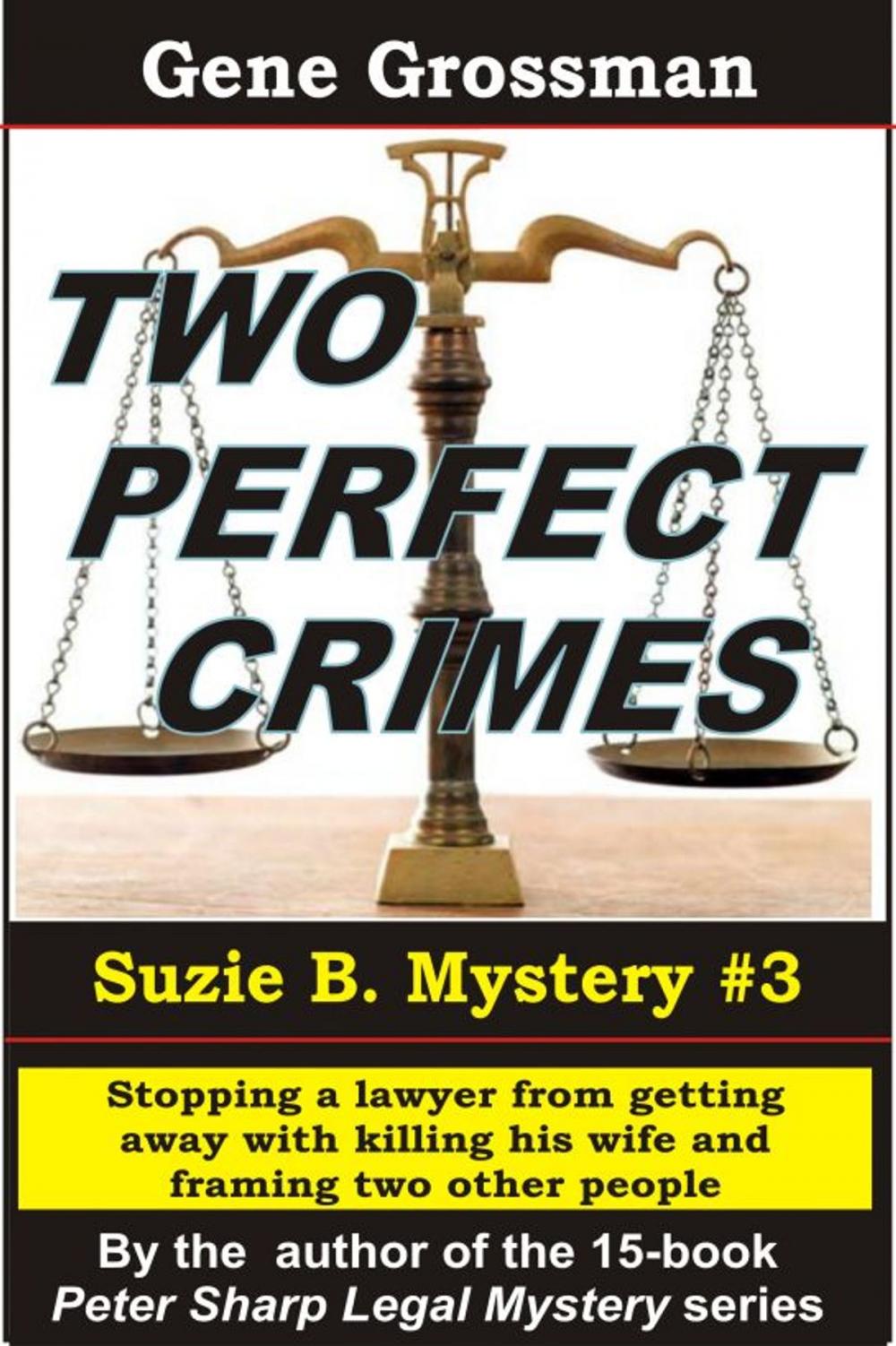 Big bigCover of Two Perfect Crimes: Suzi B. Mystery #3