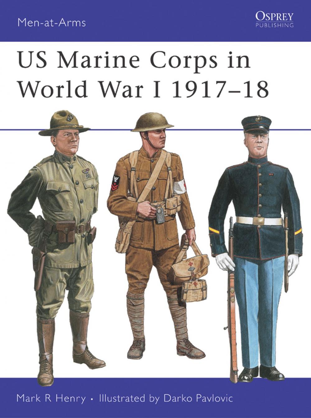 Big bigCover of US Marine Corps in World War I 1917–18