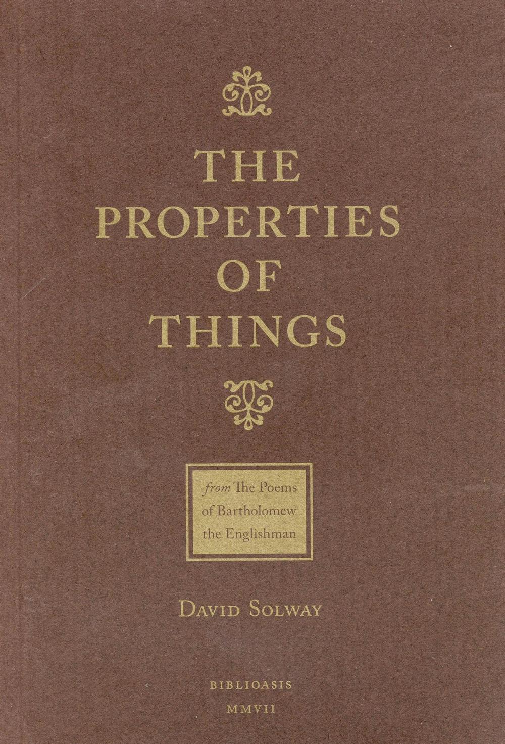 Big bigCover of The Properties of Things
