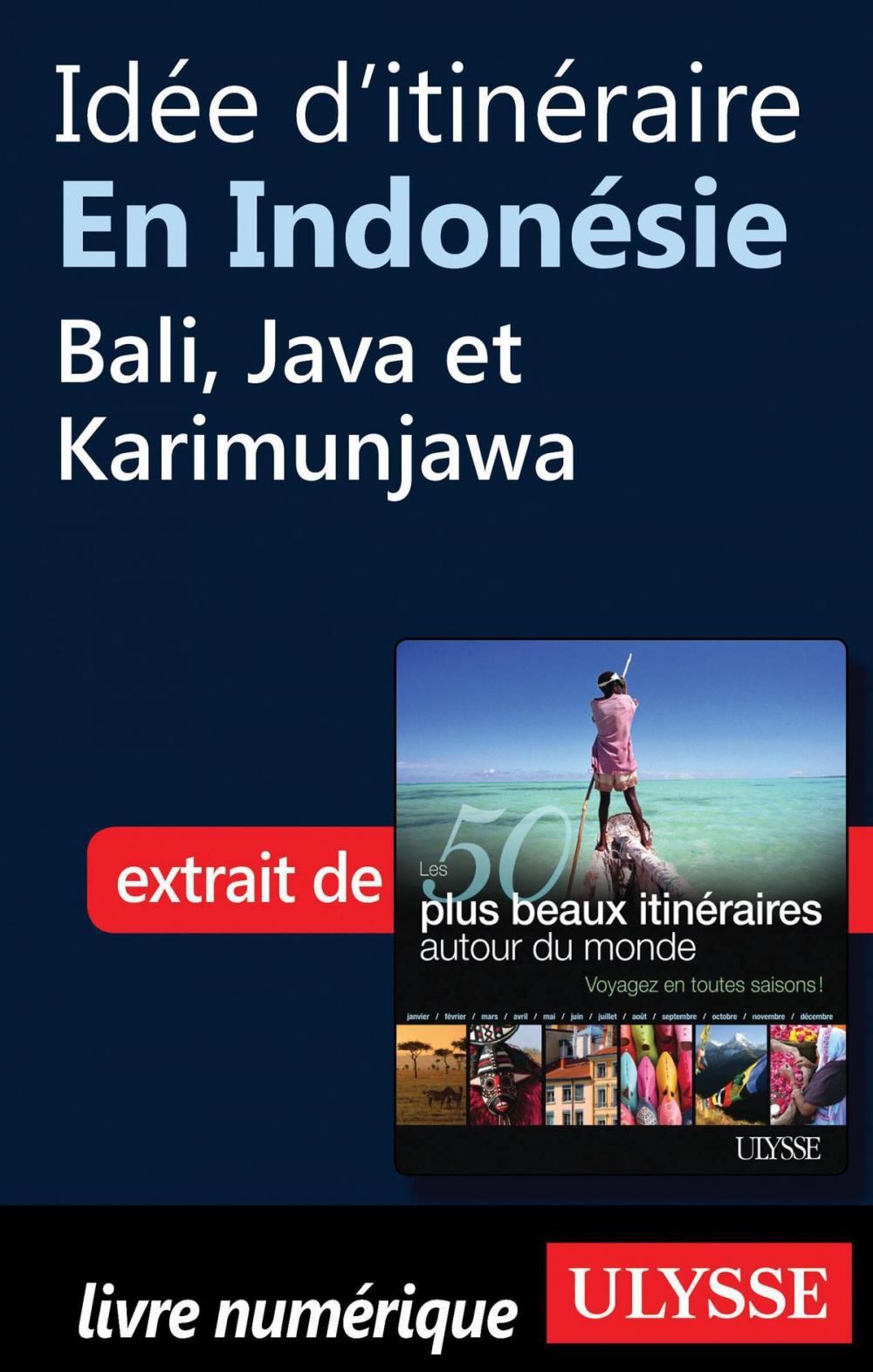 Big bigCover of Idée d'itinéraire en Indonésie - Bali, Java et Karimunjawa