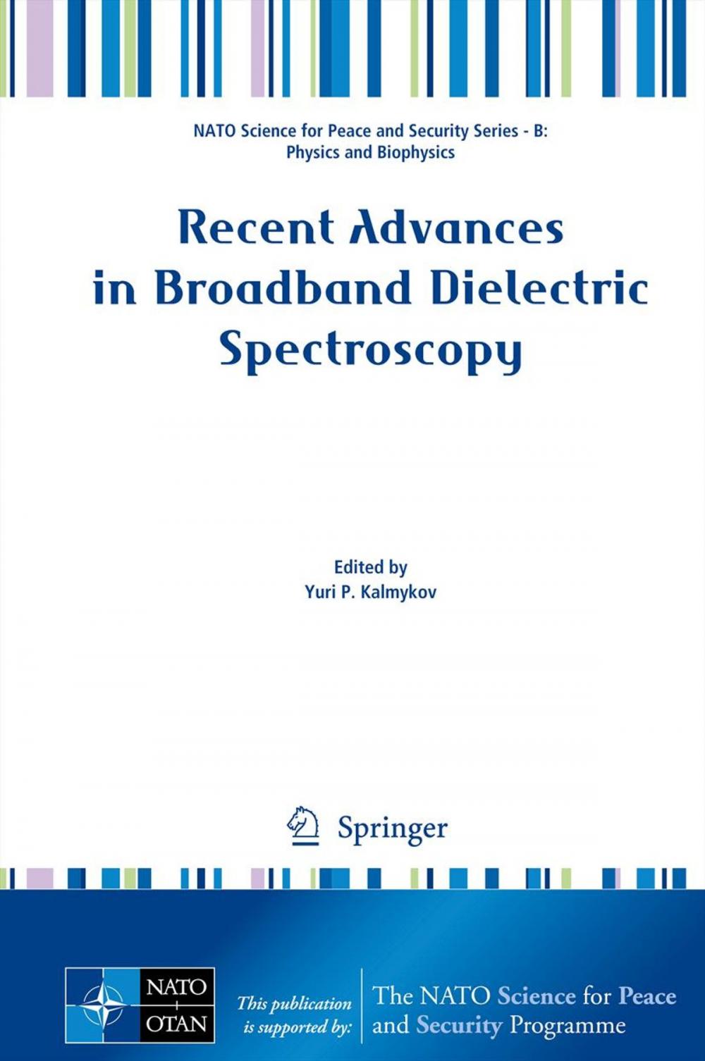 Big bigCover of Recent Advances in Broadband Dielectric Spectroscopy