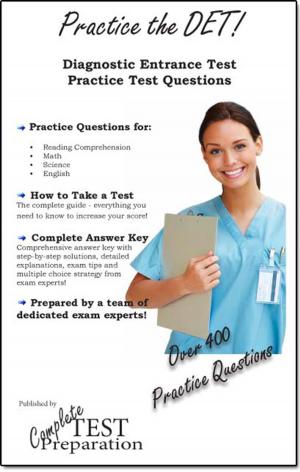 Cover of Practice the DET: Diagnostic Entrance Test Study Guide and Practice Test Questions