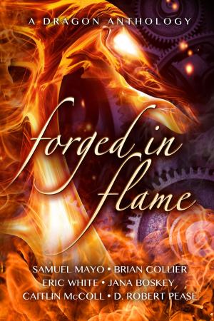 Cover of the book Forged in Flame: A Dragon Anthology by Anika Arrington, Alyson Grauer, Aaron and Belinda Sikes, A.F. Stewart, Scott William Taylor, Neve Talbot, M. K. Wiseman, David W. Wilkin