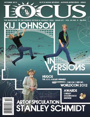 Cover of Locus Magazine, Issue 621, October 2012