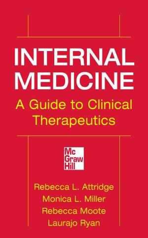 Cover of the book Internal Medicine A Guide to Clinical Therapeutics by Jean Yates