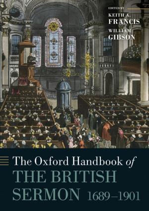 Book cover of The Oxford Handbook of the British Sermon 1689-1901