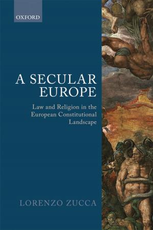 Cover of the book A Secular Europe by Ed Moran, Fiona Cooke, Estée Török