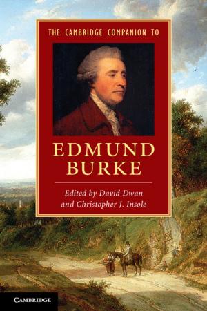 Cover of the book The Cambridge Companion to Edmund Burke by Roger D. Blair