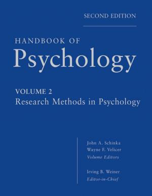 Cover of the book Handbook of Psychology, Research Methods in Psychology by 